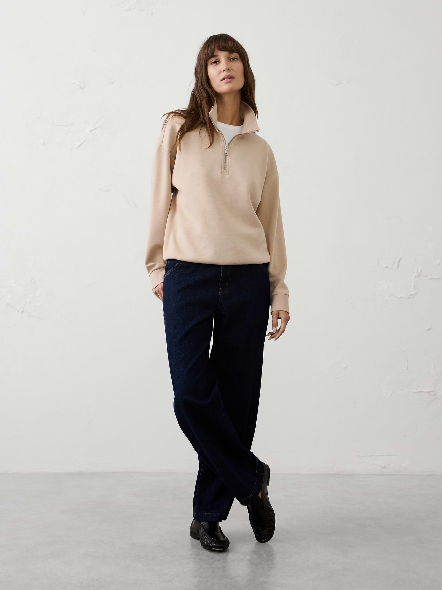 Image number 1 showing, Soft Touch Quarter-Zip Sweatshirt