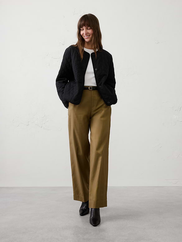 Quilted Cropped Jacket