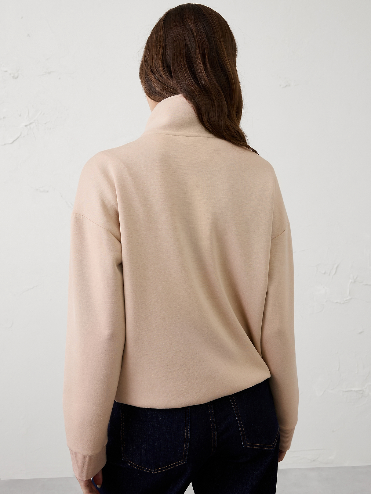 Lightweight Weekender Quarter-Zip Sweatshirt | Banana Republic Factory