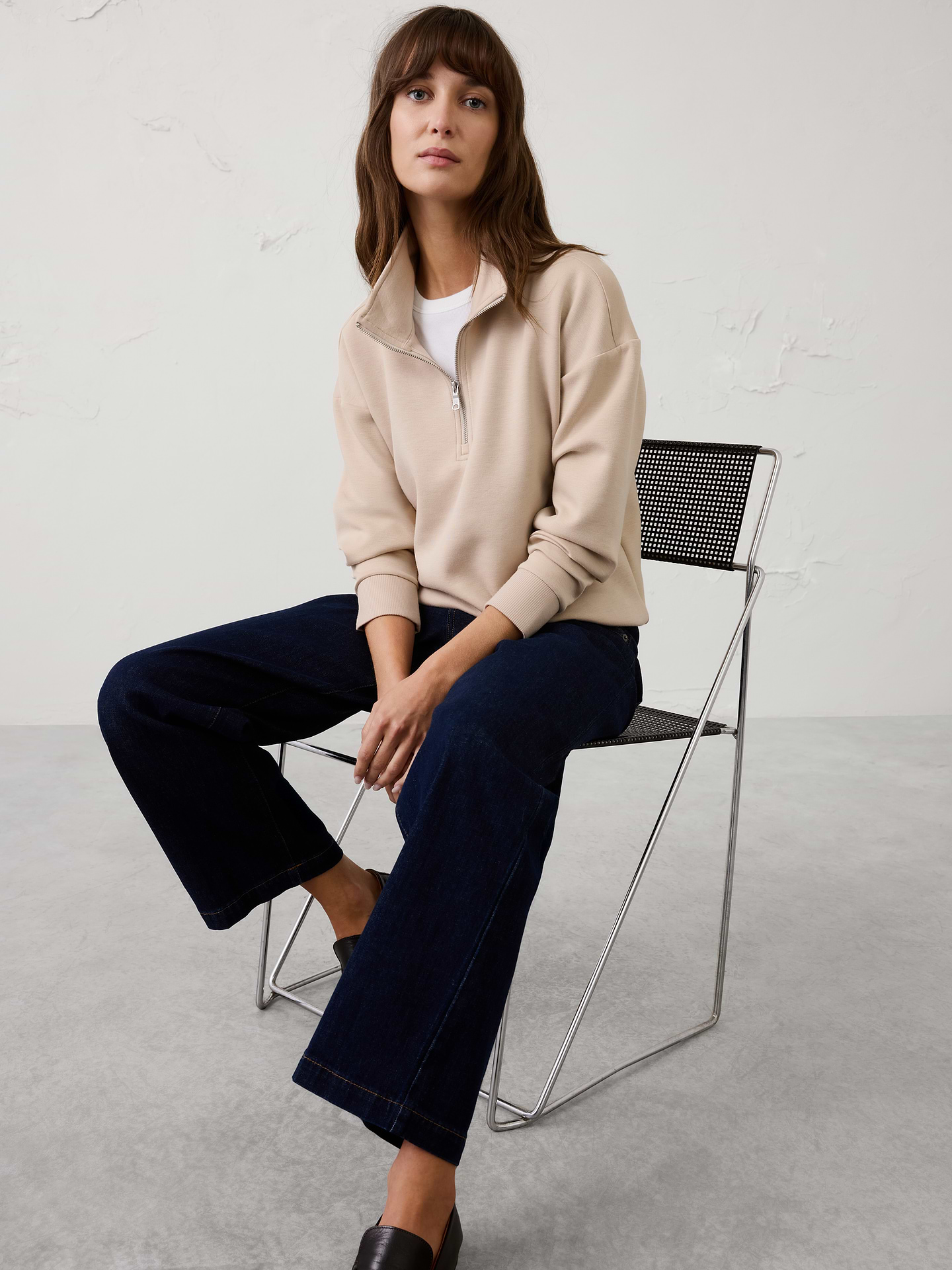 Image number 3 showing, Soft Touch Quarter-Zip Sweatshirt