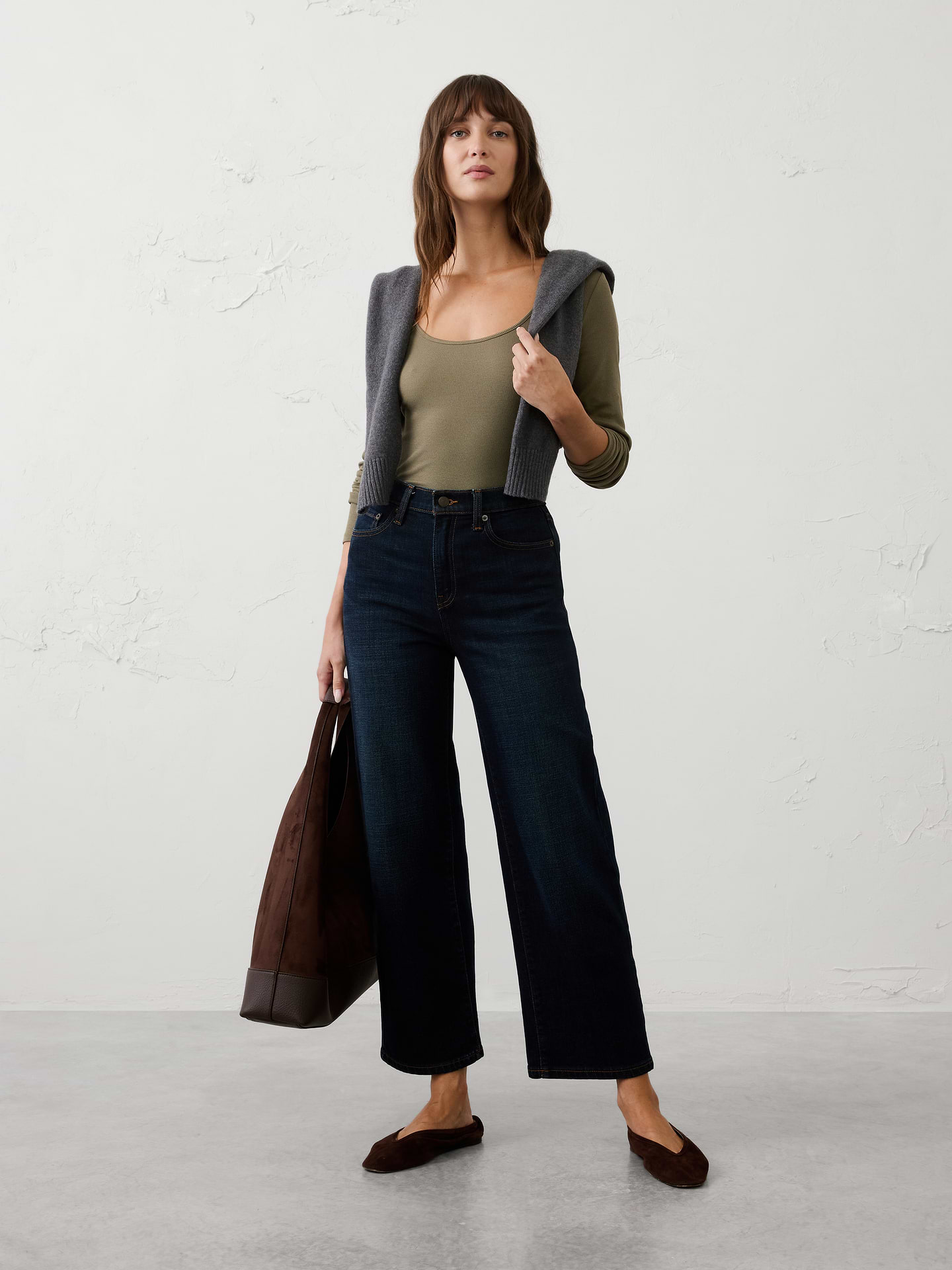 Image number 3 showing, Ribbed Scoop-Neck Top