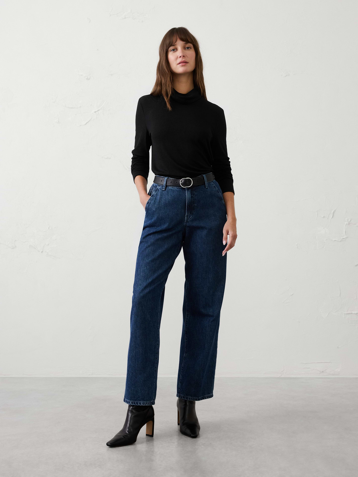Image number 1 showing, Soft Luxe Turtle-Neck Top