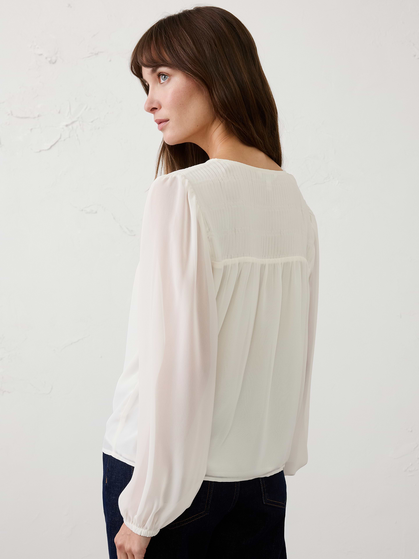 Image number 2 showing, Chiffon Pleat-Release Blouse
