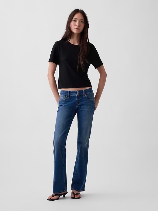Extra Low Rise Long & Lean Jeans - Medium wash by Gap