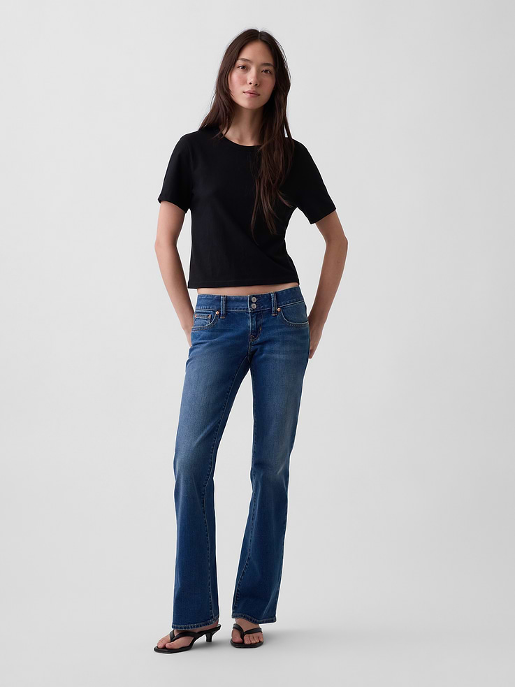 Image number 1 showing, Extra Low Rise Long & Lean Jeans