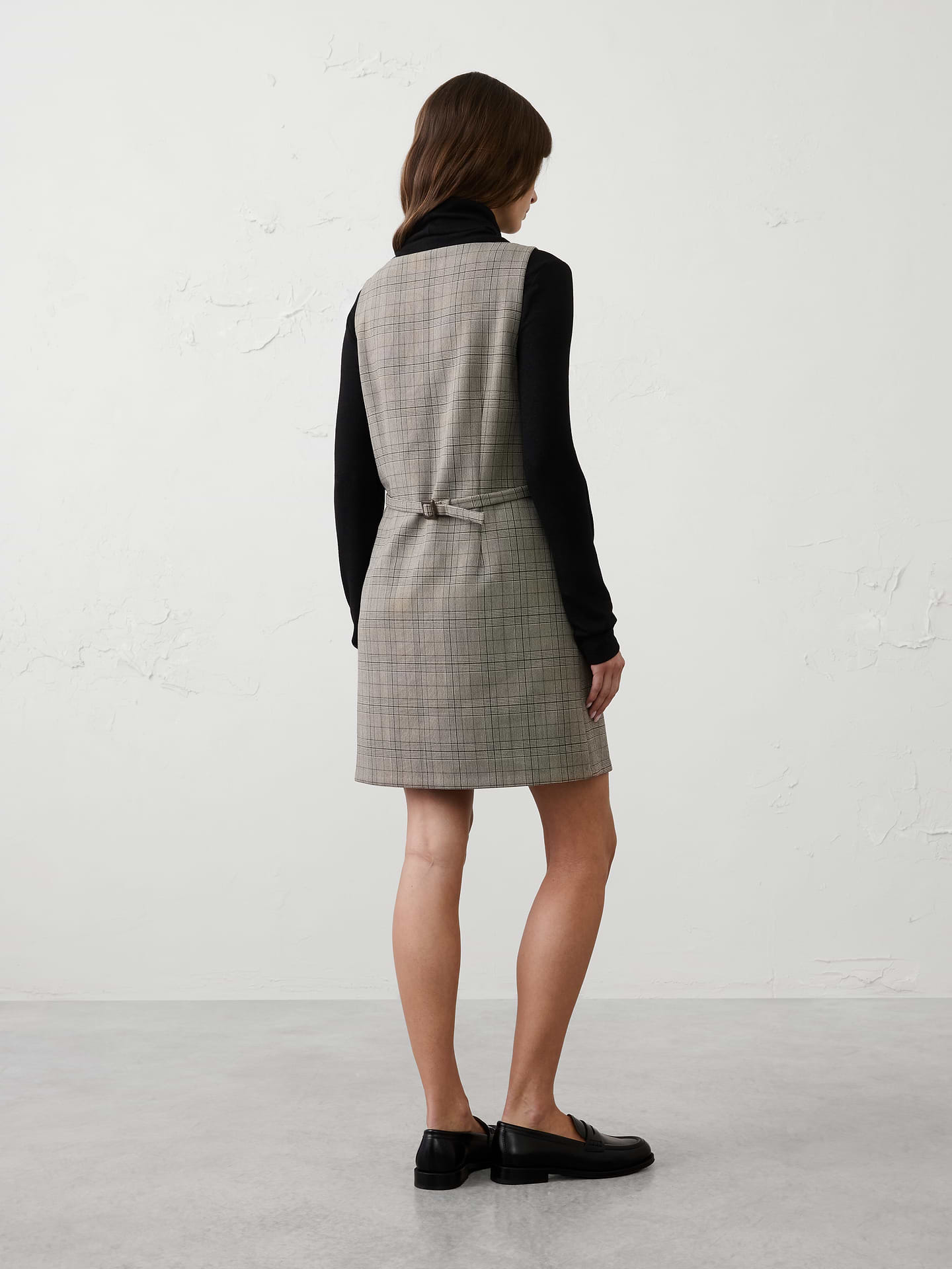 Image number 2 showing, Layering Menswear Mini Shift Dress