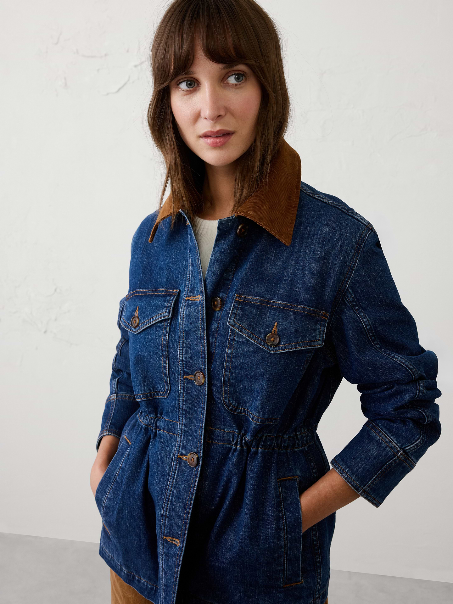Image number 3 showing, Flannel Lined Denim Jacket