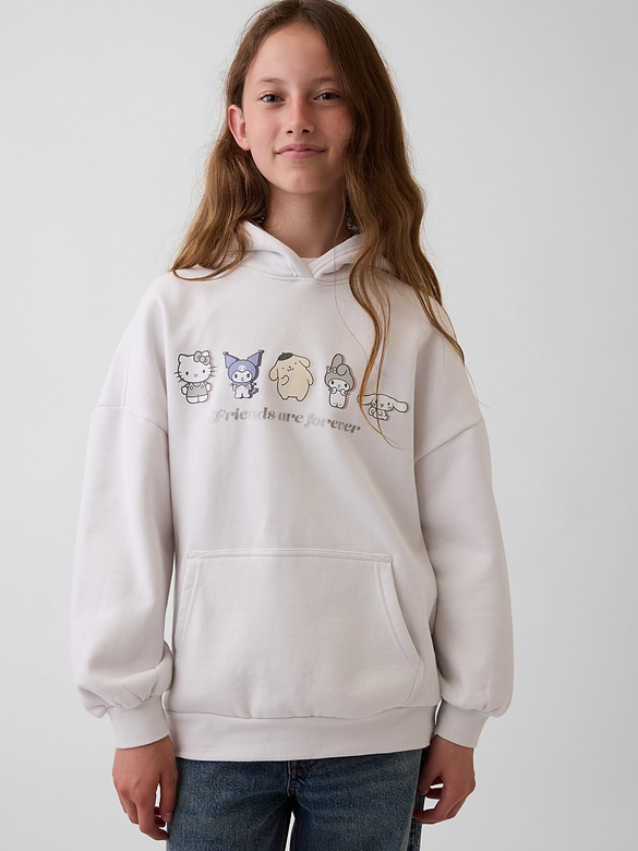 Kids VintageSoft Oversized Hello Kitty Hoodie