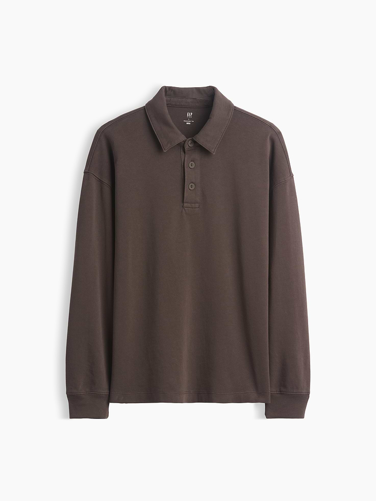 Image number 2 showing, Kids Heavyweight Relaxed Polo Shirt