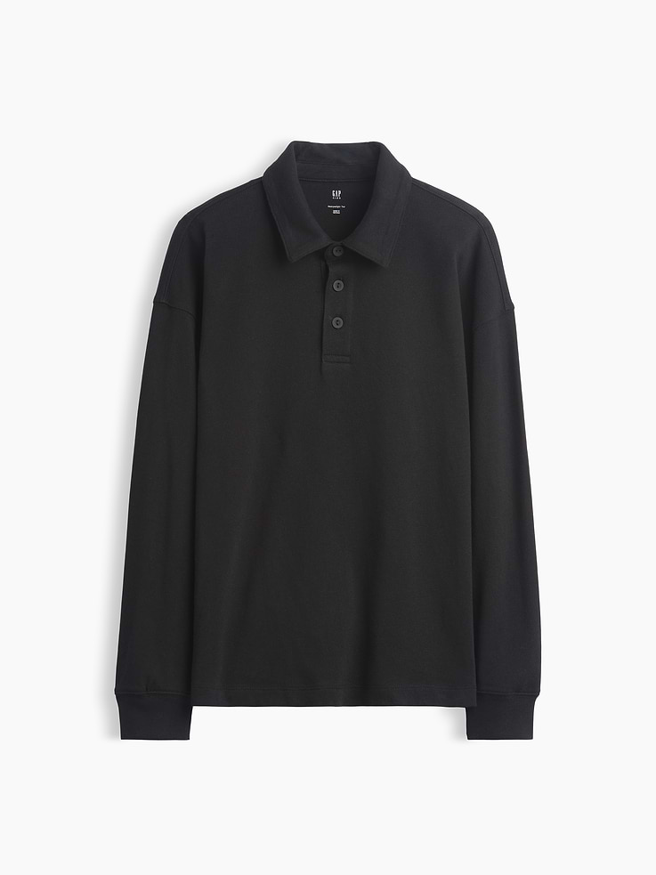 Image number 2 showing, Kids Heavyweight Relaxed Polo Shirt