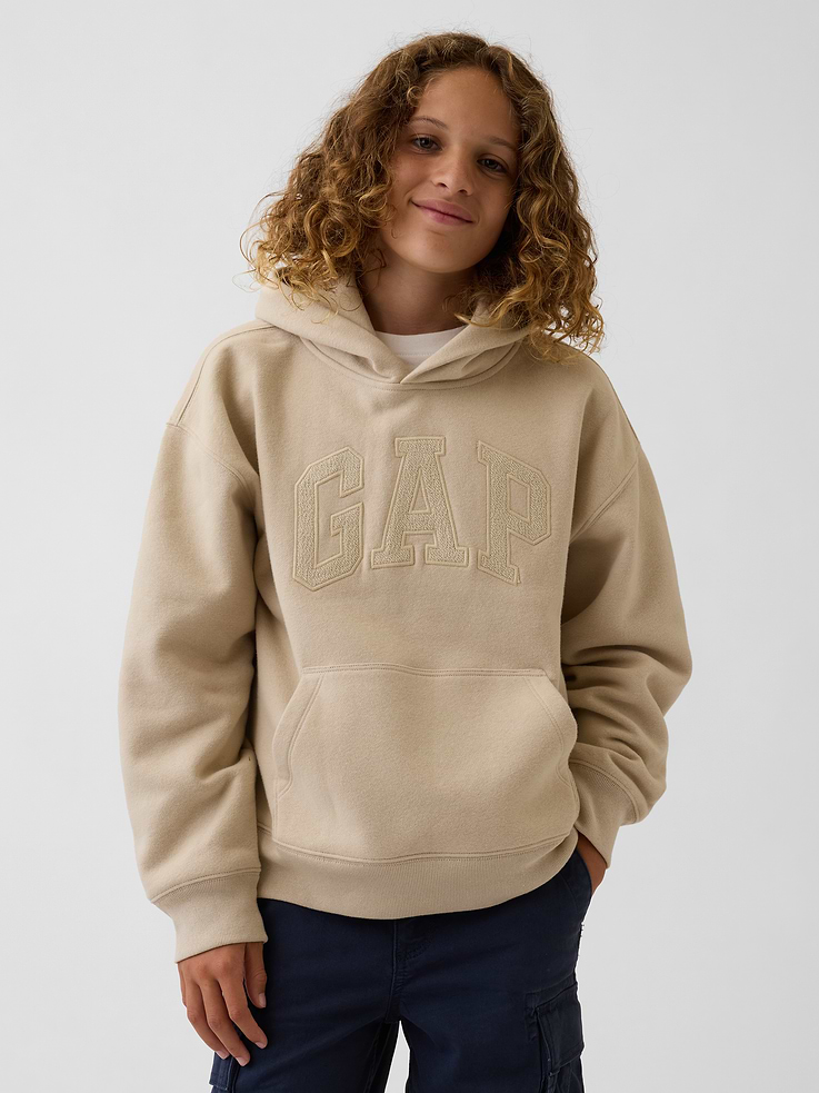 Image number 1 showing, Kids VintageSoft Relaxed Logo Hoodie