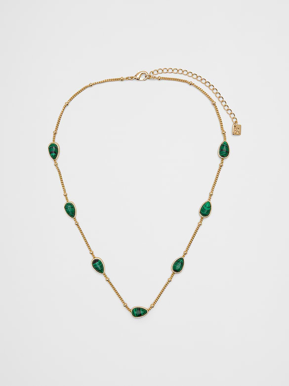 Station Stone Necklace
