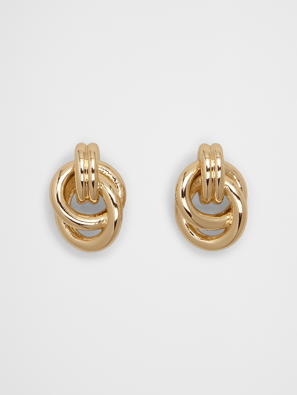 Mini Croissant Stud Earrings