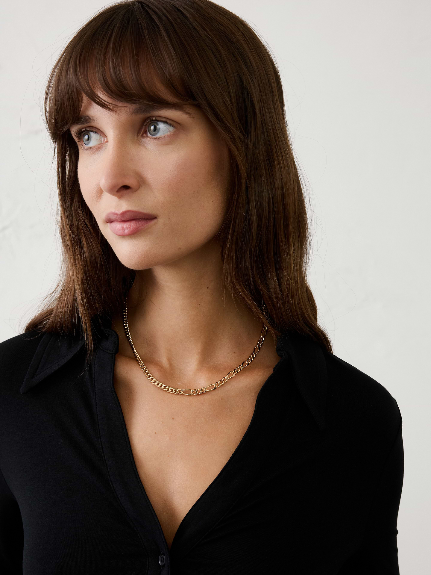 Image 2 of 3, Mixed Chain-Pull Through Necklace