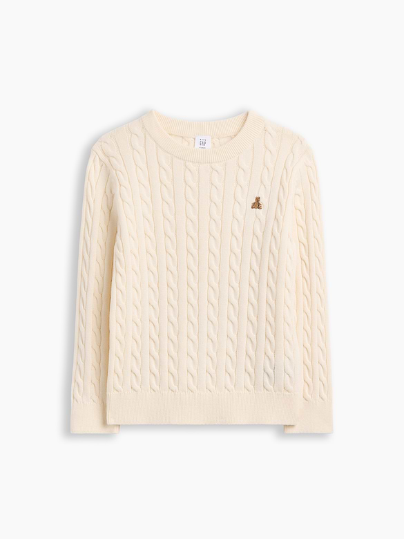 babyGap Brannan Bear Cable-Knit Crewneck Sweater