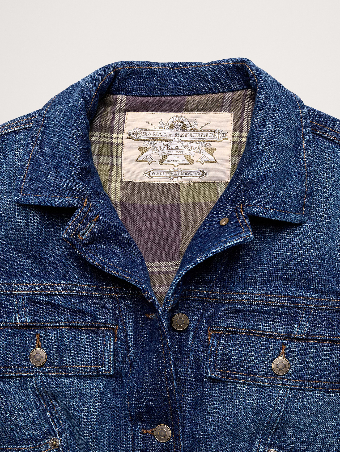 L'image numéro 6 présente Veste en denim Retour aux archives