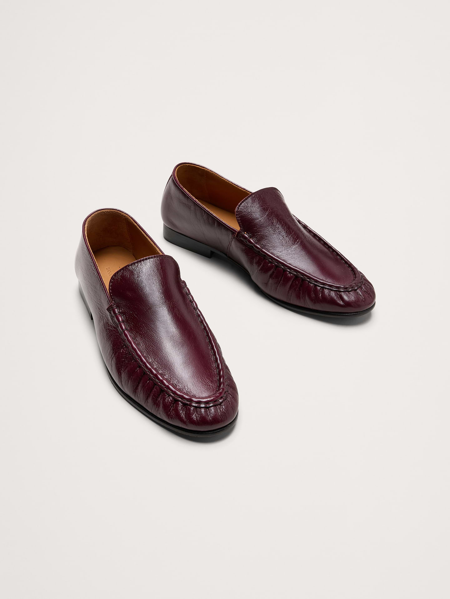 Image number 2 showing, Leather Moc-Toe Loafer