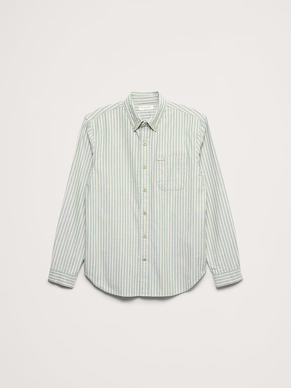 Standard-Fit Cotton Oxford Shirt