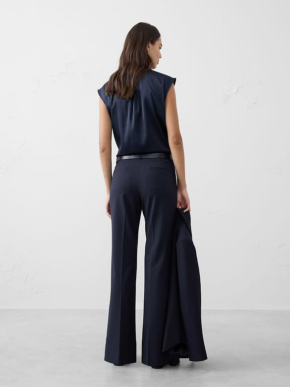 Bootcut High-Rise Sculpted Trouser