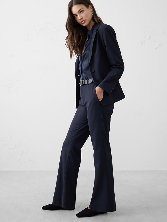 Bootcut High-Rise Sculpted Trouser