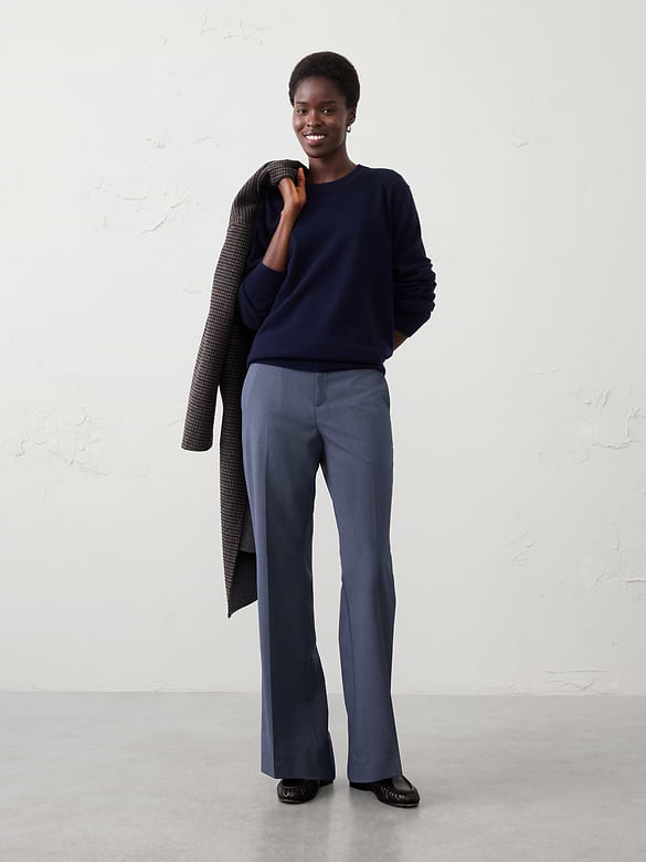 Bootcut High-Rise Sculpted Trouser