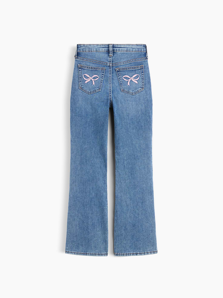 Image number 1 showing, Kids High Rise '70s Flare Jeans