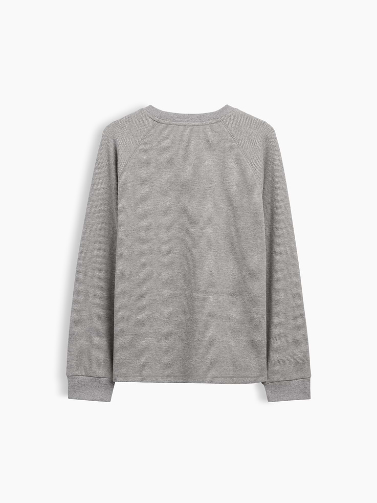 L'image numéro 2 présente T-shirt gaufré à manches raglan pour Enfant