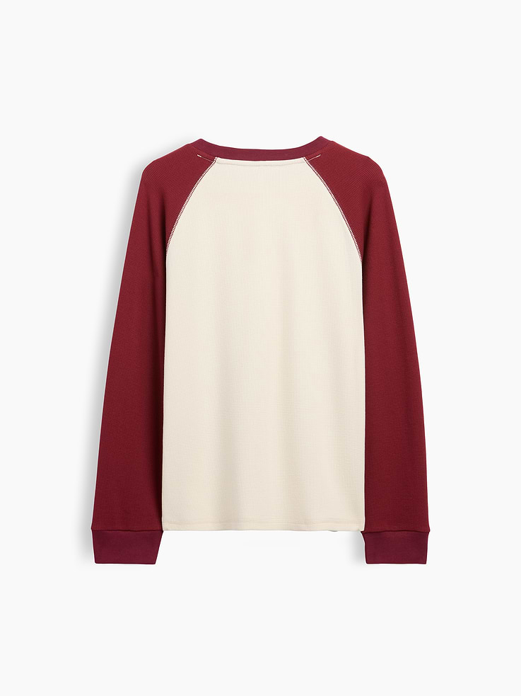 Image 2 of 3, Kids Waffle Raglan T-Shirt