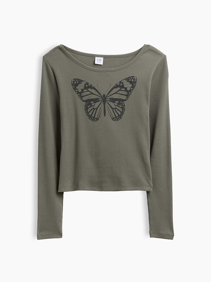 L'image numéro 2 présente T-shirt côtelé pour Enfant