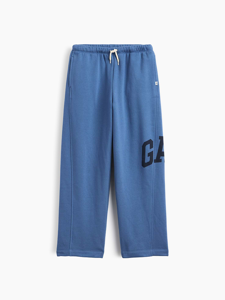 L'image numéro 2 présente Pantalon décontracté en coton ouaté à coupe baril VintageDoux pour Enfant