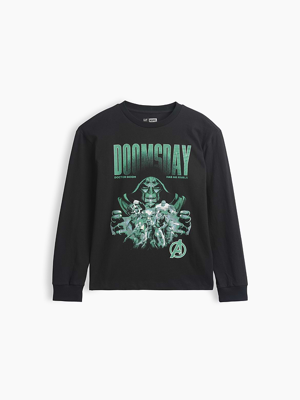 Kids Marvel Relaxed Graphic T-Shirt