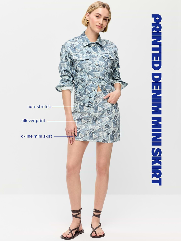 Image number 6 showing, OG High-Waisted Denim Mini Skirt