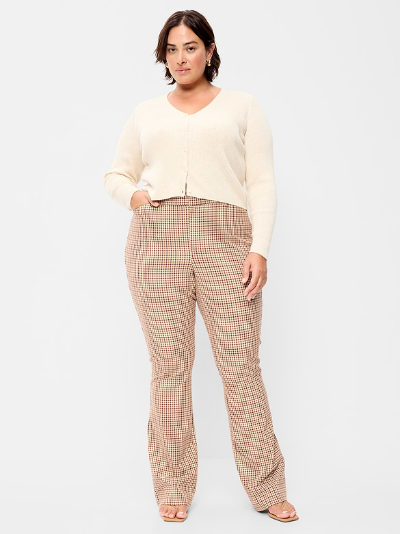 High-Waisted Pixie Flare Pants