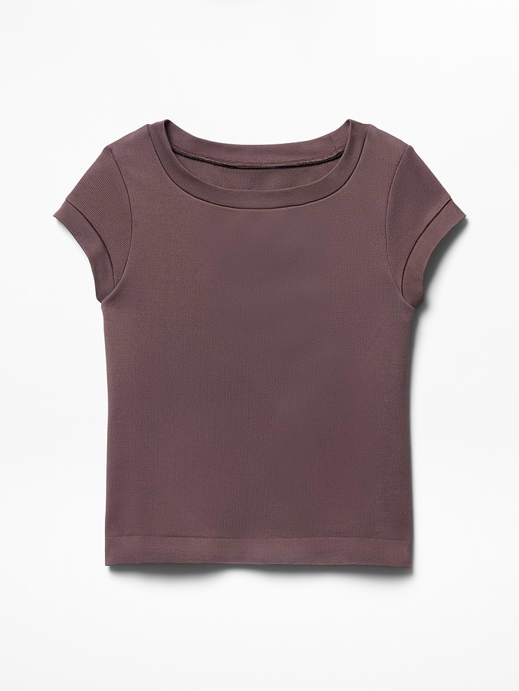 Image 5 of 5, Athleta Girl Rise Above Rib Finish Line Tee