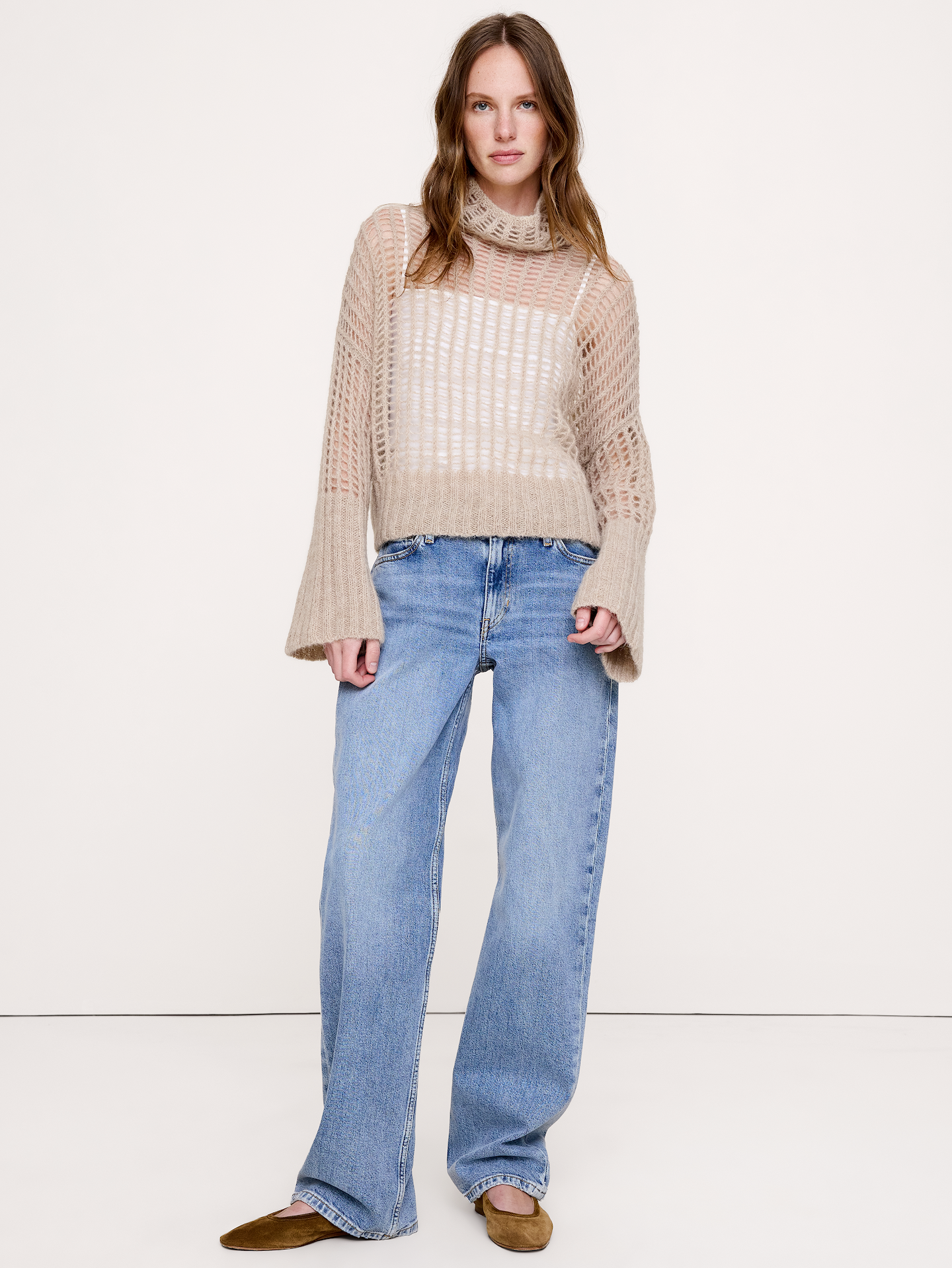 Image number 1 showing, Italian Mesh Sweater