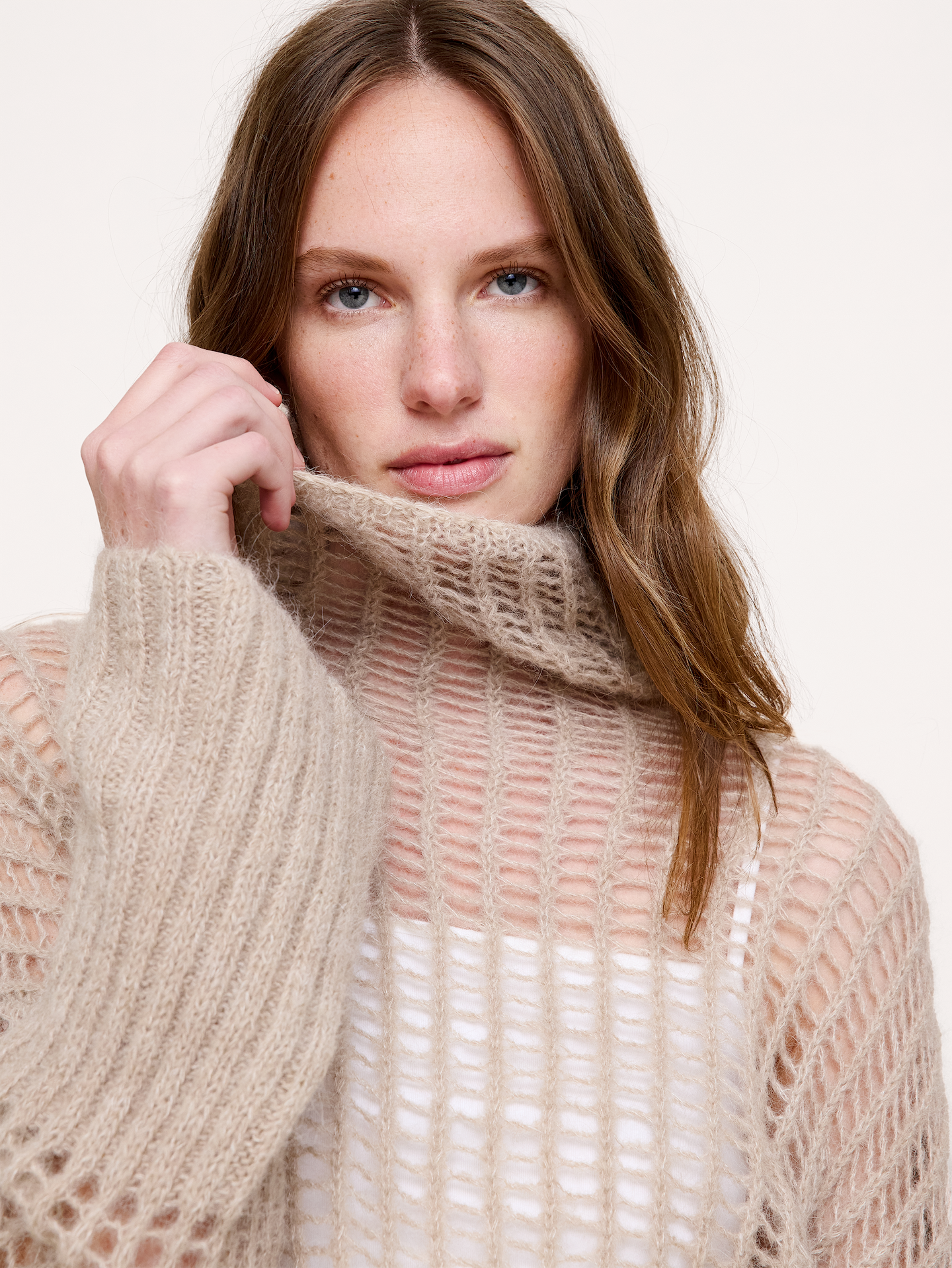 Image number 4 showing, Italian Mesh Sweater
