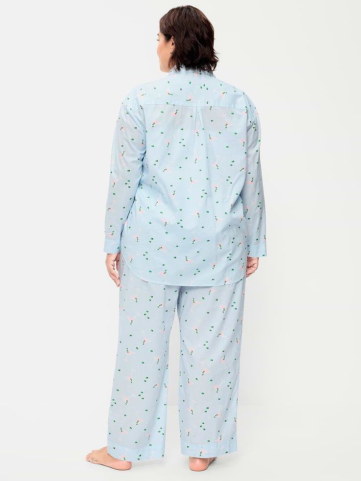 Image number 5 showing, Poplin Pajama Pant Set