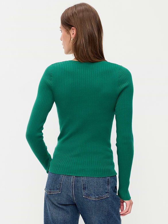SoSoft Lite Crew-Neck Long-Sleeve Ribbed Top