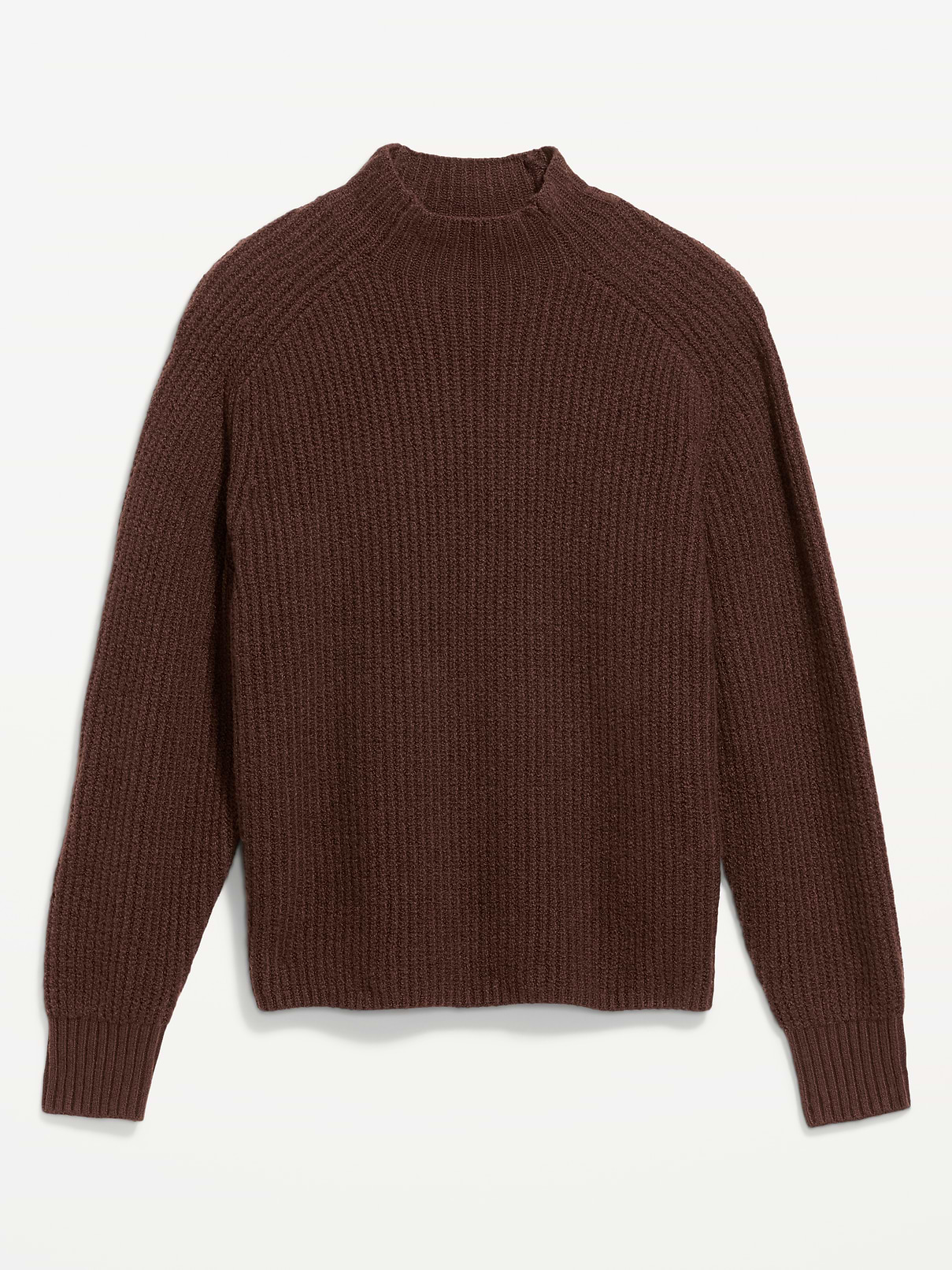 Image 4 of 5, SoSoft Mock-Neck Shaker Sweater, New