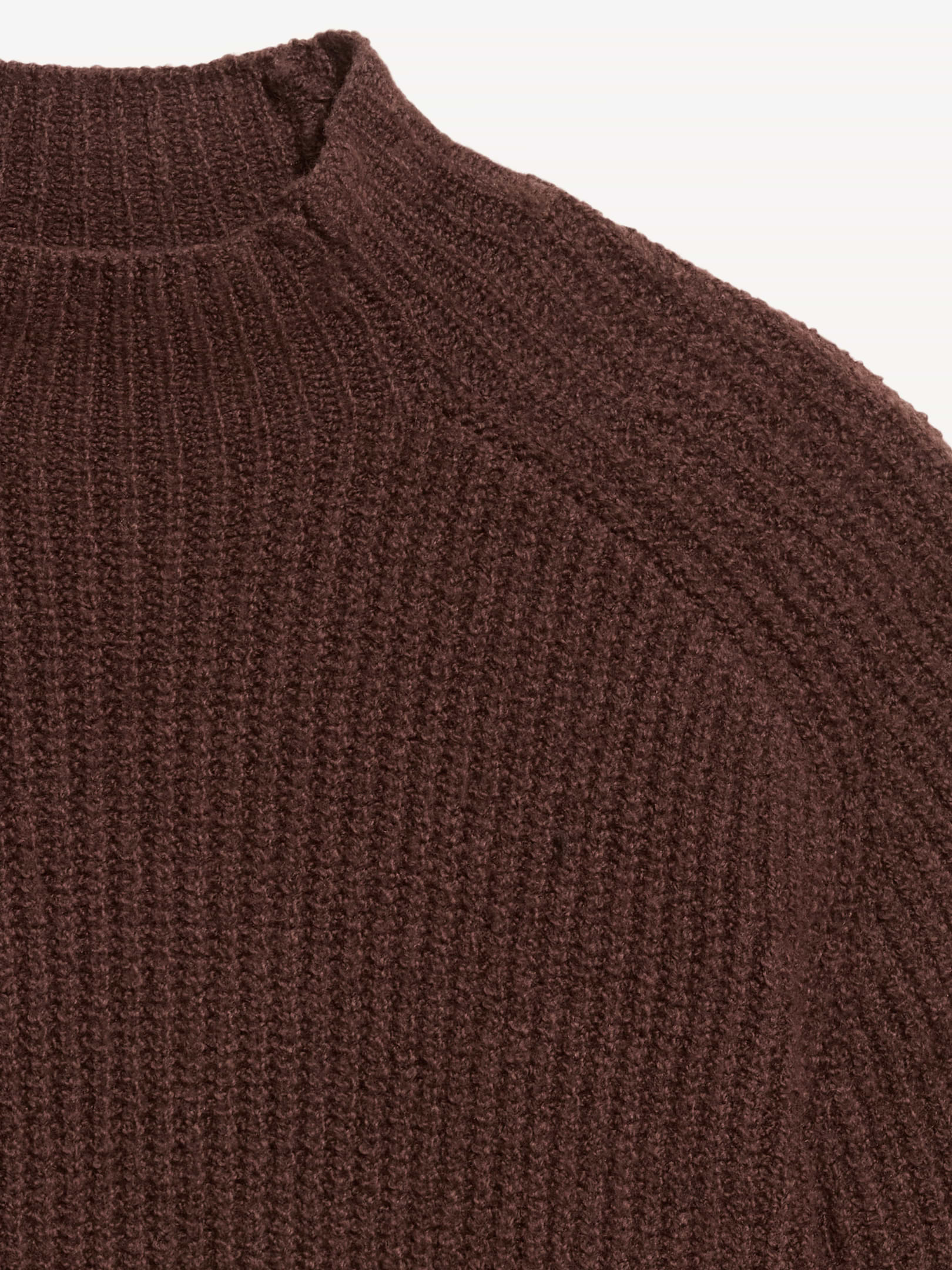 Image 5 of 5, SoSoft Mock-Neck Shaker Sweater, New