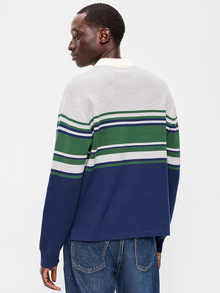 Image number 2 showing, Long-Sleeve Rugby Polo
