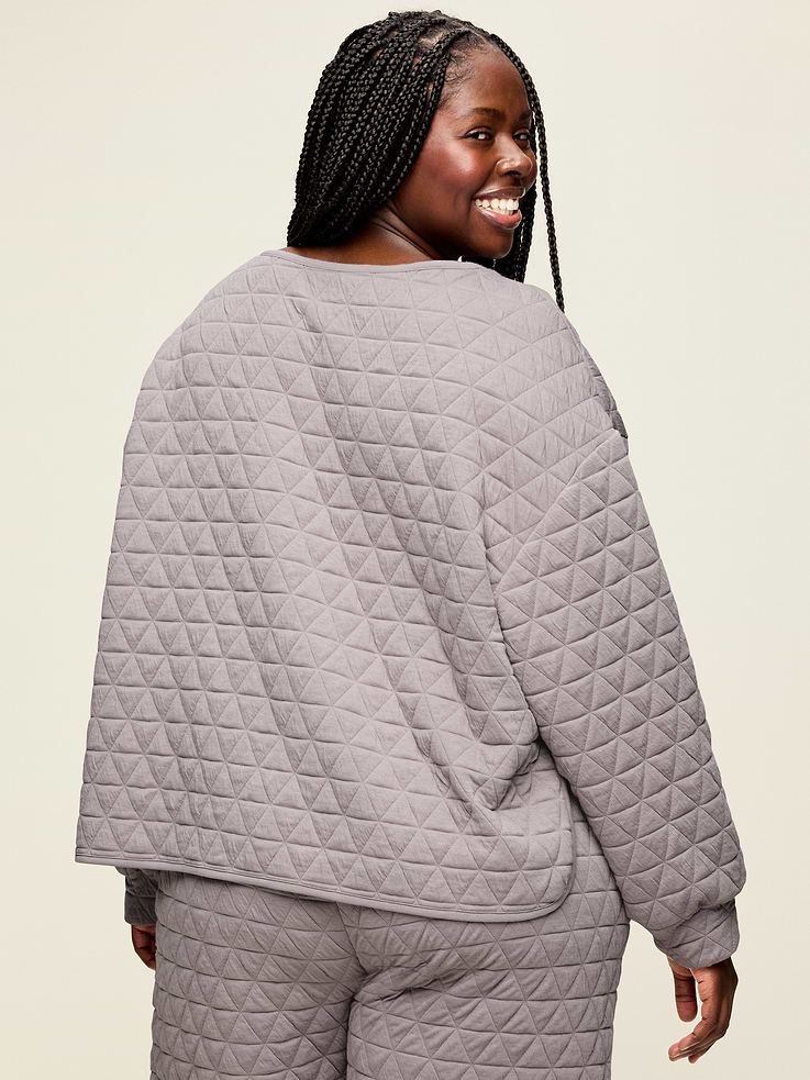 Image number 9 showing, Quilted Bounce Boatneck Sweatshirt