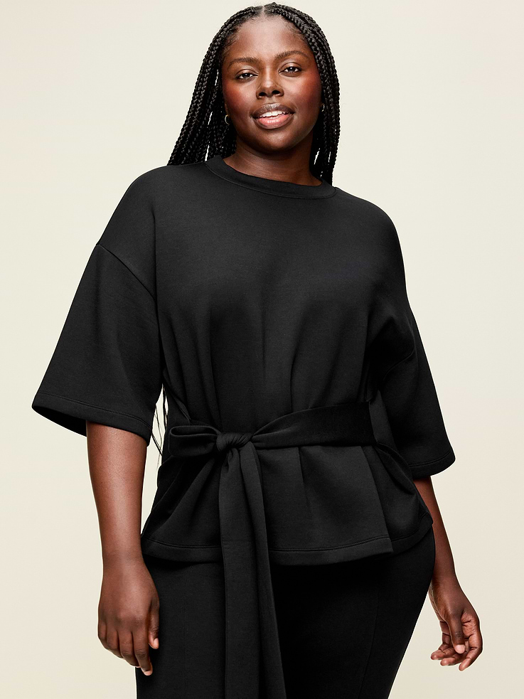 Image number 7 showing, Bounce Fleece Wrap Top