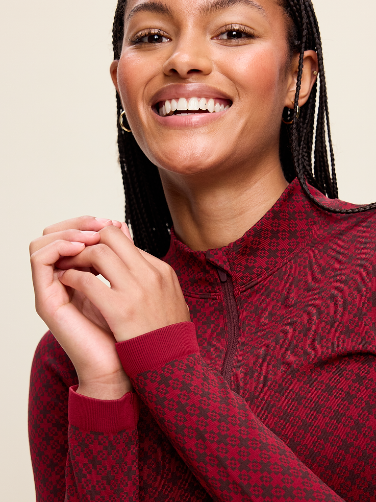 Image 4 of 9, Seamless Jacquard Full-Zip Jacket