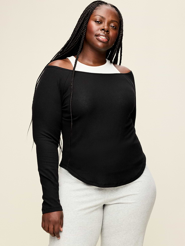 Image number 7 showing, CloudLite Long-Sleeve Boatneck Top