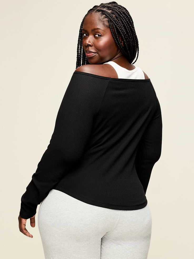 Image number 8 showing, CloudLite Long-Sleeve Boatneck Top