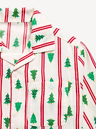 Image number 3 showing, Gender-Neutral Printed Flannel Pajama Pants Set for Kids