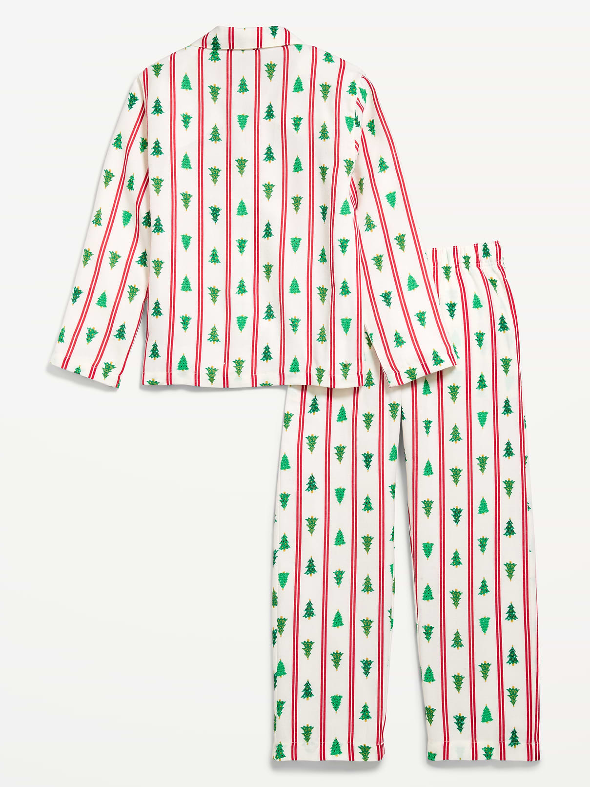 Image number 2 showing, Gender-Neutral Printed Flannel Pajama Pants Set for Kids