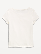 Image number 2 showing, Short-Sleeve Henley Top for Girls