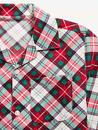 Image number 3 showing, Gender-Neutral Printed Flannel Pajama Pants Set for Kids